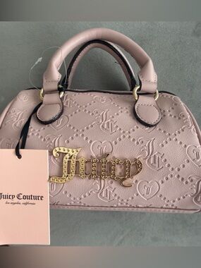 NWT Juicy Couture Blush Pink Mini Top-Handle Satchel